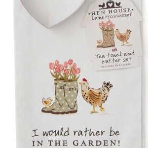 Bavlněná utěrka s vykrajovátkem v sadě 2 ks 45x65 cm Hen House – Cooksmart ®