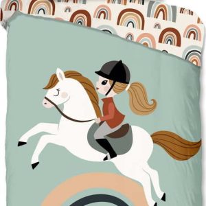 Bavlněné dětské povlečení na jednolůžko 140x200 cm – Good Morning
