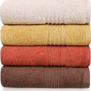 Bavlněné ručníky v sadě 4 ks 50x90 cm Asorti – Foutastic