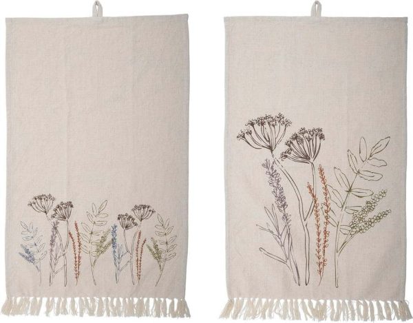Bavlněné utěrky v sadě 2 ks 45x70 cm Bea – Bloomingville