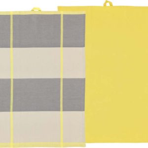 Bavlněné utěrky v sadě 2 ks 50x70 cm Blocks – Södahl