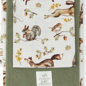 Bavlněné utěrky v sadě 3 ks 45x65 cm Forest Fable – Cooksmart ®