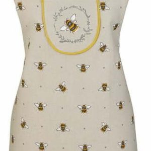 Béžovo-žlutá bavlněná zástěra Cooksmart ® Bumble Bees