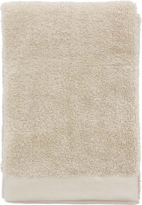 Béžový froté bavlněný ručník 50x100 cm Comfort – Södahl