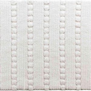 Bílá koupelnová předložka 50x80 cm Cleonis – douceur d'intérieur