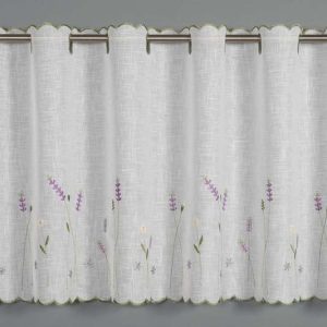 Bílá záclona 135x45 cm Lavender – Sehlbach