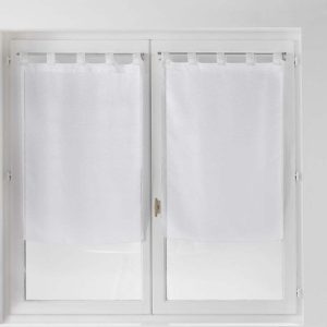 Bílé záclony v sadě 2 ks 60x90 cm Dandy – douceur d'intérieur