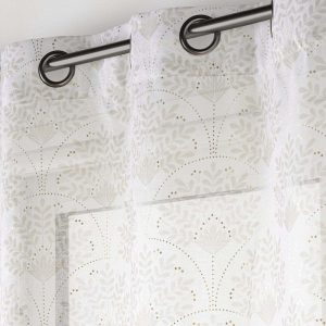Bílp-béžová záclona 140x240 cm Majestia – douceur d'intérieur