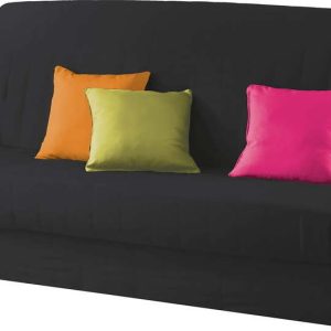 Černý 3místný napínací potah na pohovku Essentiel – douceur d'intérieur