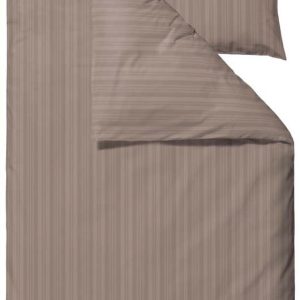 Damaškové povlečení taupe na jednolůžko/prodloužené 140x220 cm Noble – Södahl