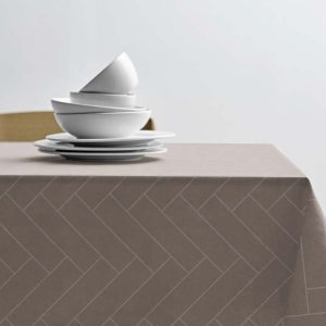 Damaškový ubrus ø 180 cm Tiles Damask – Södahl