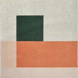 Deka v zeleno-cihlové barvě 125x190 cm Brick – Mette Ditmer Denmark