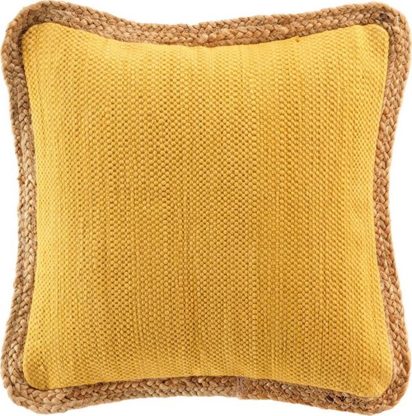 Dekorační polštář s příměsí juty 45x45 cm Akina – douceur d'intérieur