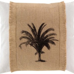 Dekorační polštář s příměsí juty 45x45 cm Rico – douceur d'intérieur