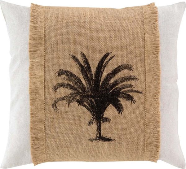 Dekorační polštář s příměsí juty 45x45 cm Rico – douceur d'intérieur