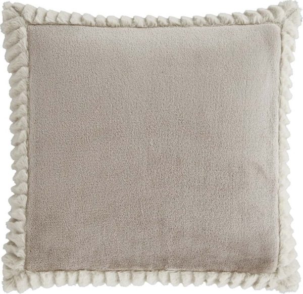 Dekorační polštář z mikroplyše 55x55 cm Velvet and Faux Fur – Catherine Lansfield