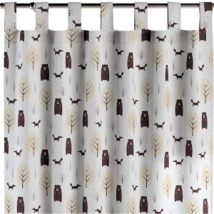 Dětský závěs 260x130 cm Magic Collection - Yellow Tipi