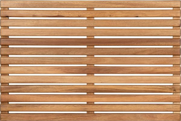 Dřevěná koupelnová předložka v přírodní barvě 40x60 cm Acacia – Wenko