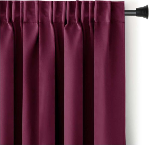 Fialový zatemňovací termo závěs 140x270 cm Pleat – Restilo