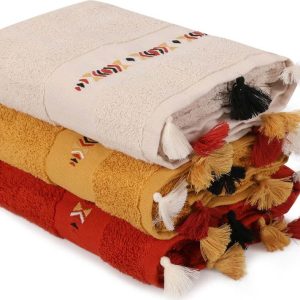 Froté bavlněné ručníky v sadě 3 ks 50x90 cm Asorti – Foutastic