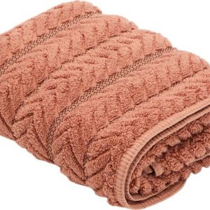 Froté bavlněný ručník v terakotové barvě 50x90 cm Rune – Kave Home