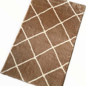 Hnědá koupelnová předložka 50x80 cm Diamond – Mila Home
