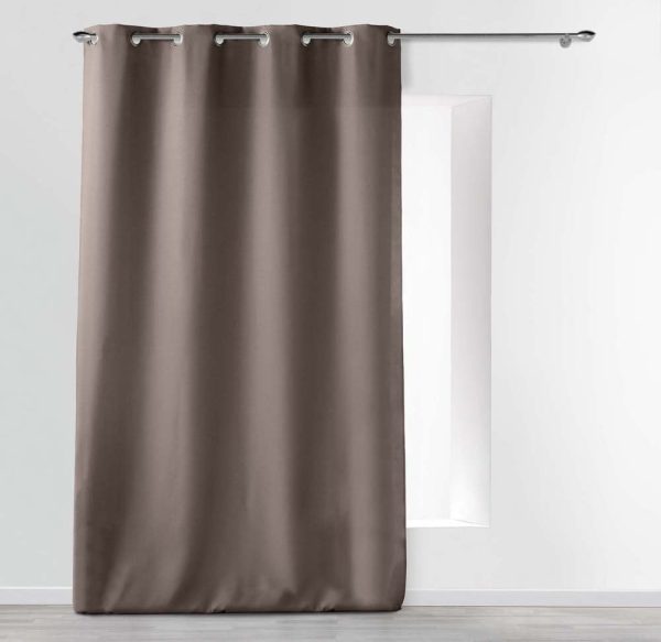 Hnědý závěs 140x280 cm Essentiel – douceur d'intérieur