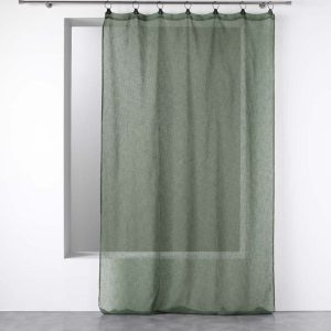 Khaki voálová záclona 140x240 cm Linka – douceur d'intérieur