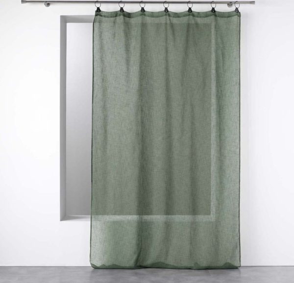 Khaki voálová záclona 140x240 cm Linka – douceur d'intérieur