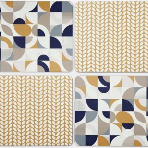 Korkovo-papírové prostírání 4 ks 21.5x29 cm Bauhaus – Cooksmart ®