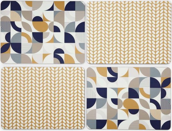 Korkovo-papírové prostírání 4 ks 21.5x29 cm Bauhaus – Cooksmart ®