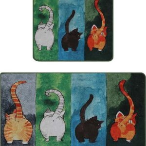 Koupelnové předložky v sadě 2 ks 60x100 cm Gatto Carino – Foutastic