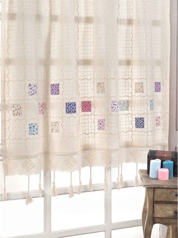Krémová záclona 300x200 cm Buldan – Oyo Concept