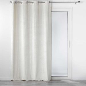 Krémový sametový závěs 140x240 cm Analia – douceur d'intérieur