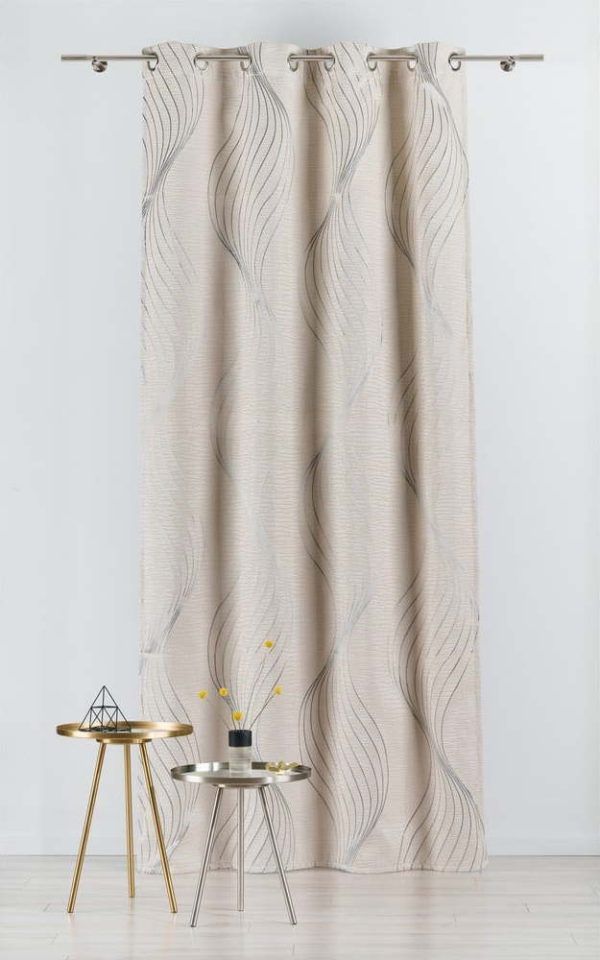 Krémový závěs 140x260 cm Sirene – Mendola Fabrics