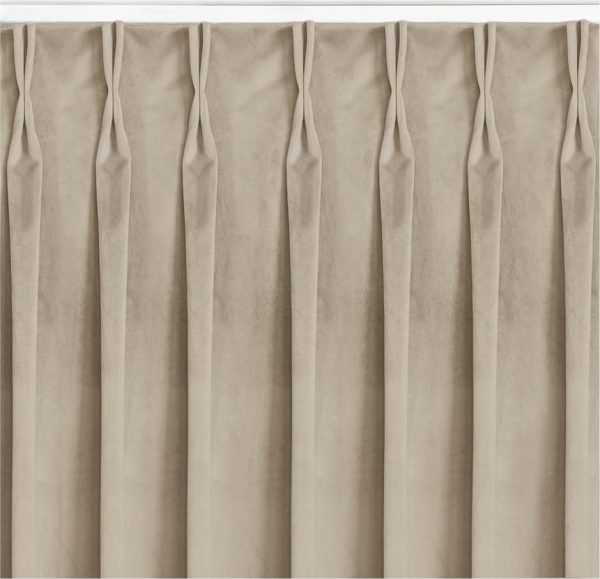 Krémový závěs 200x270 cm Vila – Homede