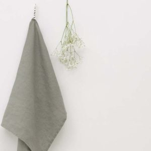 Lněná utěrka 45x65 cm Khaki – Linen Tales
