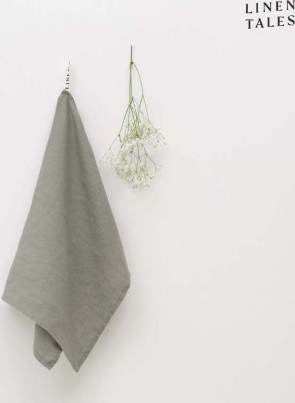 Lněná utěrka 45x65 cm Khaki – Linen Tales