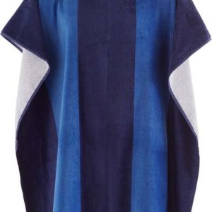 Modré bavlněné pončo Stripe – Catherine Lansfield