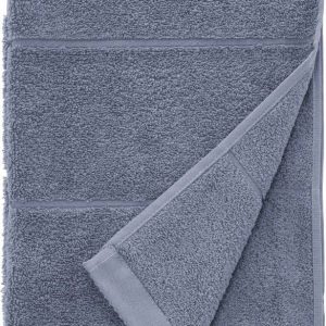 Modrý froté bavlněný ručník 50x100 cm Line – Södahl