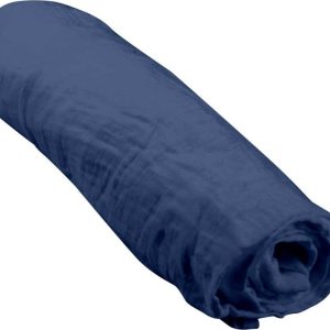 Napínací mušelínové dětské prostěradlo do postýlky 70x140 cm – Bébé Douceur
