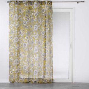 Okrově žlutá voálová záclona 140x280 cm Milady – douceur d'intérieur