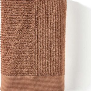 Oranžovohnědá bavlněná osuška 70x140 cm Terracotta – Zone