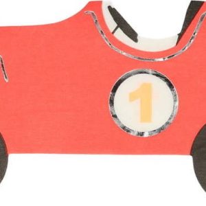 Papírové ubrousky v sadě 16 ks Race Car – Meri Meri