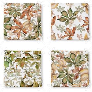 Podsedáky v sadě 4 ks 40x40 cm Autumn – Mila Home