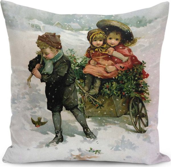Povlak na polštář s vánočním motivem 43x43 cm – Mila Home