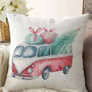Povlak na polštář s vánočním motivem 43x43 cm – Mila Home
