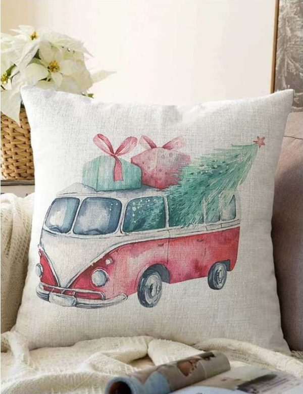 Povlak na polštář s vánočním motivem 43x43 cm – Mila Home