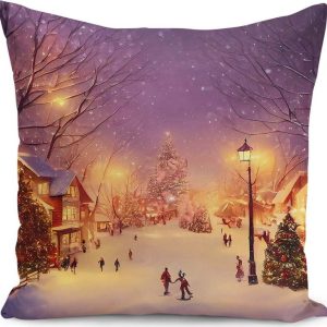 Povlak na polštář s vánočním motivem 43x43 cm – Mila Home