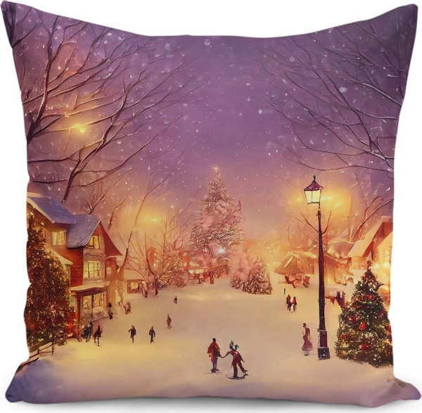 Povlak na polštář s vánočním motivem 43x43 cm – Mila Home